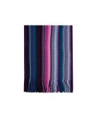 Foulard en laine Mathilde multicolore - 45x200 cm