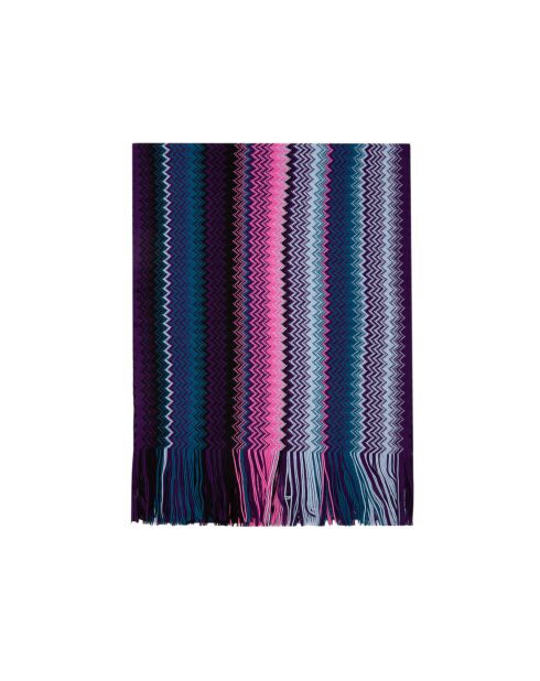 Foulard en laine Mathilde multicolore - 45x200 cm