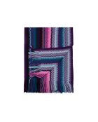 Foulard en laine Mathilde multicolore - 45x200 cm