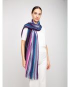 Foulard en laine Mathilde multicolore - 45x200 cm