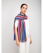 Sciarpa in lana Léa multicolore - 30x185 cm