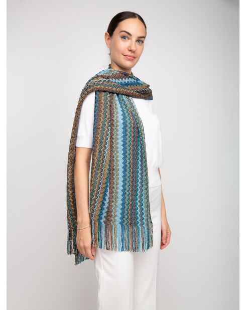 Foulard Capucine multicolore - 40x200 cm