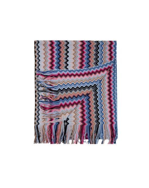 Foulard en laine Suzanne multicolore - 50x200 cm