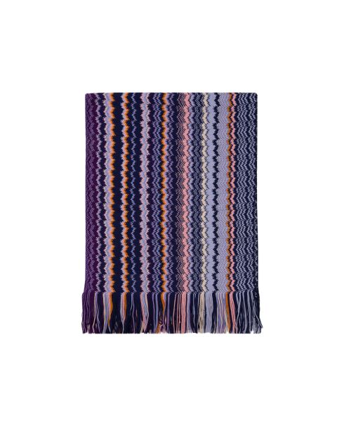 Foulard en laine Constance multicolore - 45x200 cm