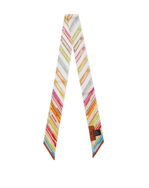 Twilly en soie Inès multicolore - 2x120 cm