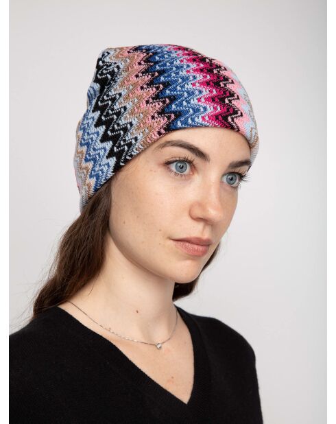 Bonnet en laine Garance multicolore