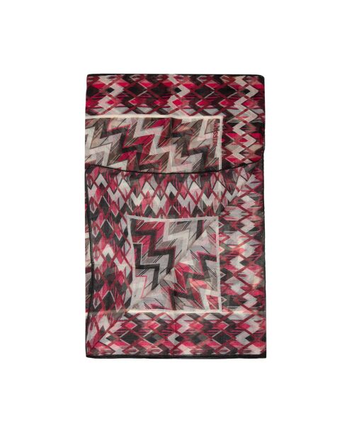 Foulard Juliette multicolore - 68x180 cm