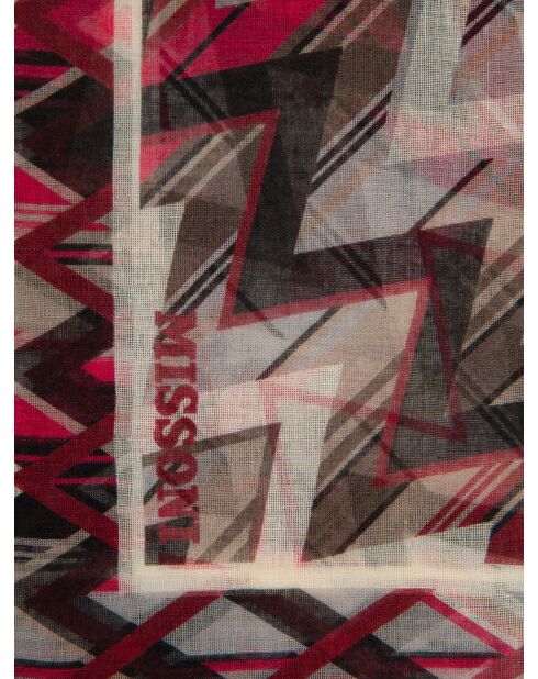 Foulard Juliette multicolore - 68x180 cm