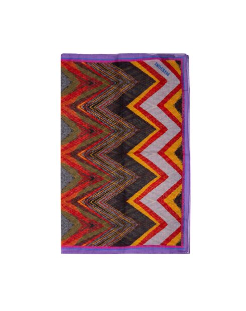 Foulard Faustine multicolore - 68x180 cm