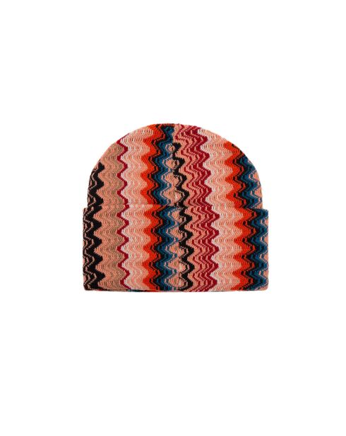 Bonnet en laine Maria multicolore