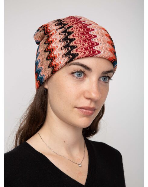 Bonnet en laine Maria multicolore