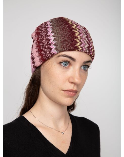 Bonnet en laine Romane multicolore