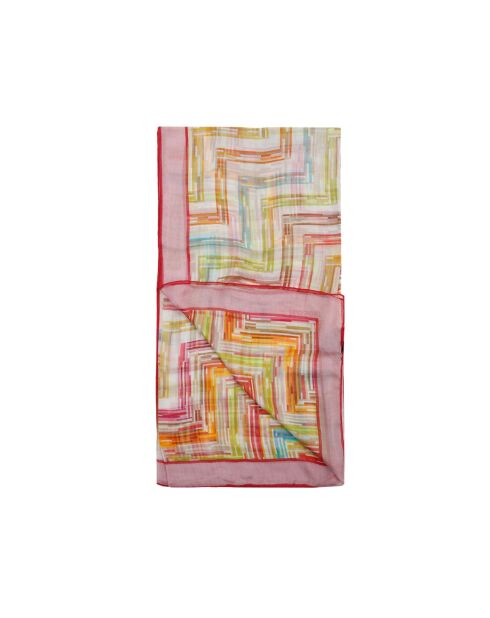 Châle Manon multicolore - 140x140 cm