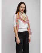 Scialle Manon multicolore - 140x140 cm