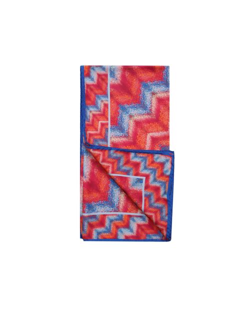 Foulard en soie Gabrielle multicolore - 90x90 cm