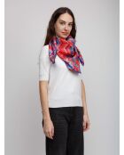 Foulard en soie Gabrielle multicolore - 90x90 cm