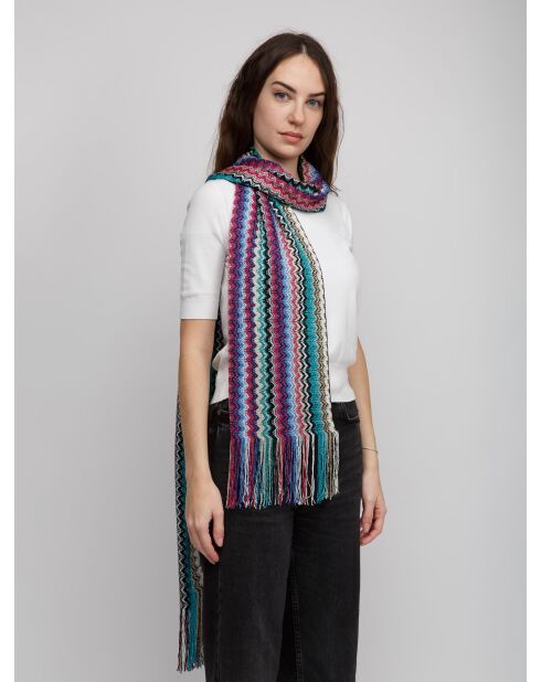 Foulard Margaux multicolore - 45x200 cm