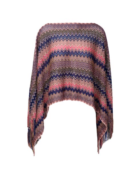 Poncho multicolore Zoe - 80x140 cm