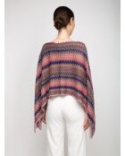 Poncho multicolore Zoe - 80x140 cm