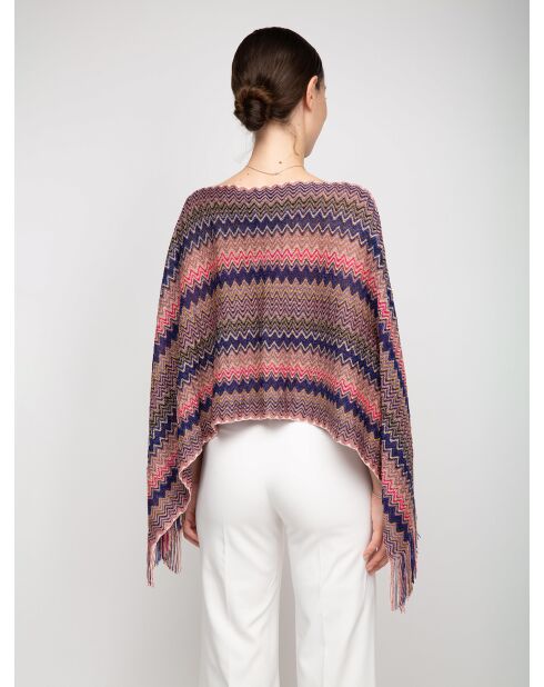 Poncho multicolore Zoe - 80x140 cm