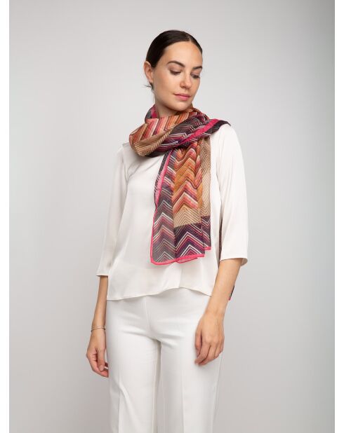 Foulard Chloé multicolore - 68x180 cm