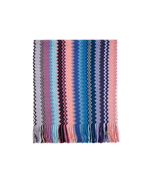 Foulard en laine Rose multicolore - 45x200 cm
