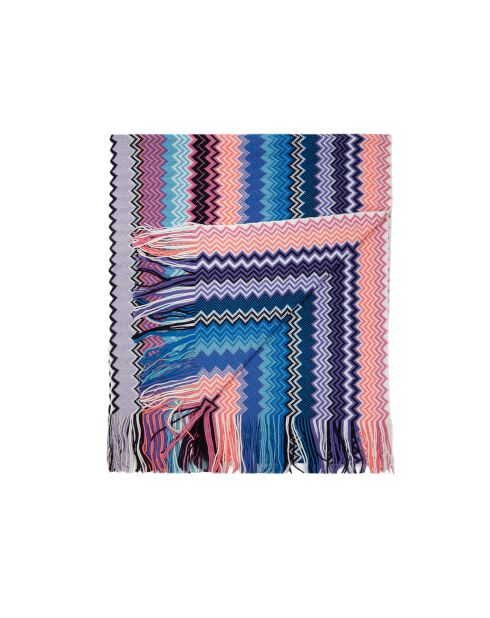 Foulard en laine Rose multicolore - 45x200 cm