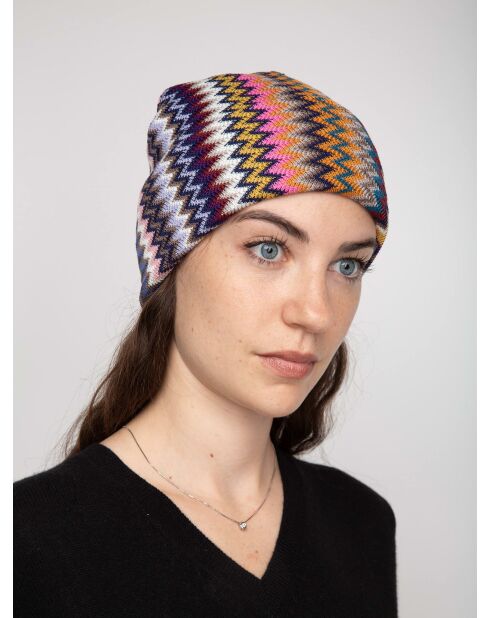 Cappello Salomé in lana multicolor