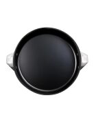 Lot de 3 poêles Eclipse inox revêtement céramique, 1 poignée amovible D. 20-24-28cm