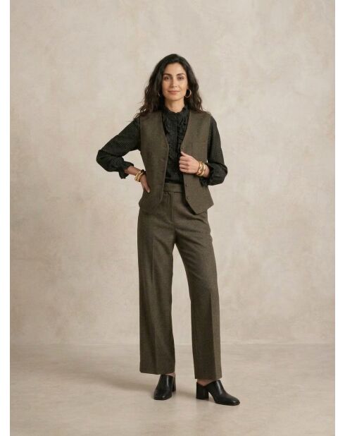 Khaki Xenia broek