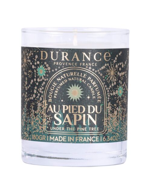 Bougie Naturelle Parfumée Au Pied du Sapin Noël - 180g