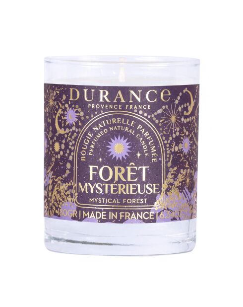 Bougie Naturelle Parfumée Forêt Mystérieuse Noël - 180g