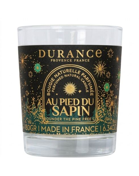 Bougie Naturelle Parfumée Au Pied du Sapin Noël - 75g