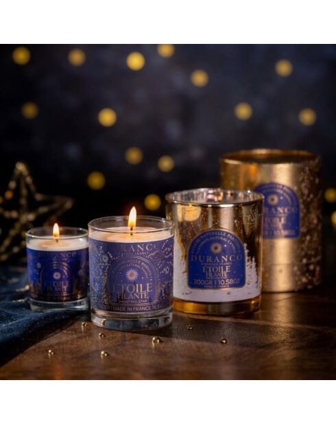 Bougie Naturelle Parfumée Etoile Filante Noël - 75g