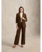 Khakifarbene Baumwolljacke Ninon