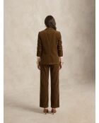 Khakifarbene Baumwolljacke Ninon