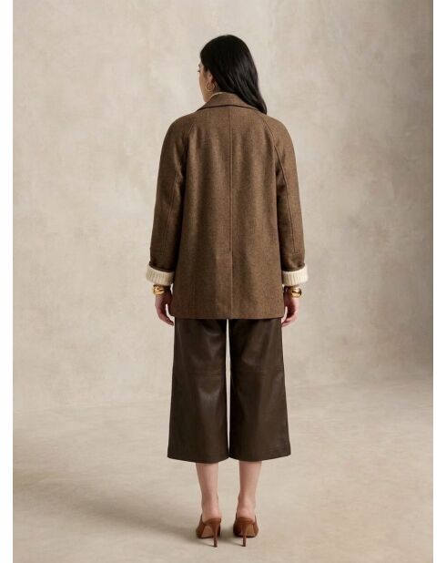 Manteau Zélie marron