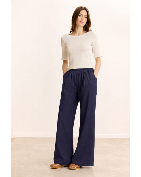 Navyblaue Baumwollhose Colas