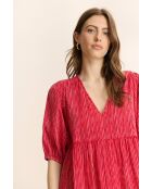 Rosafarbenes Cara-Baumwollkleid