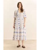 Weißes Baumwollkleid Camille