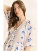 Weißes Baumwollkleid Camille