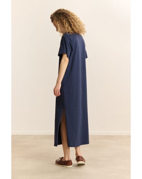 Navyblaues Baumwollkleid Calvin
