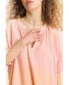 Orangefarbenes Baumwollkleid Carl