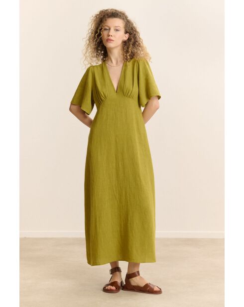 Vestido Canelle olive