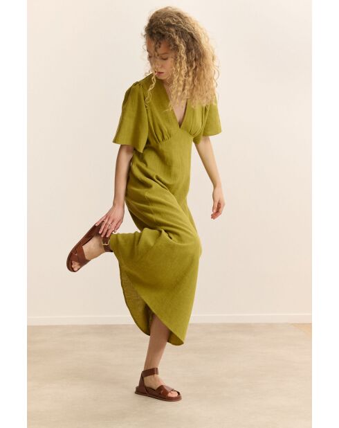 Vestido Canelle olive