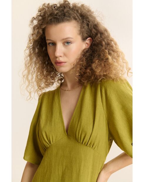 Vestido Canelle olive