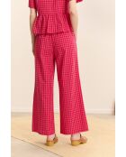 Pantalones Coline de algodón rosa