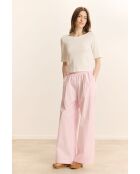 Roze katoenen broek van Colas