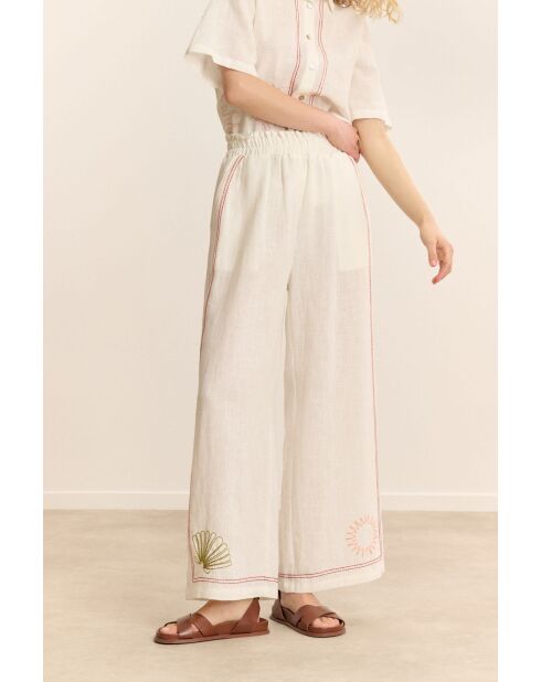 Pantalon Conor blanc