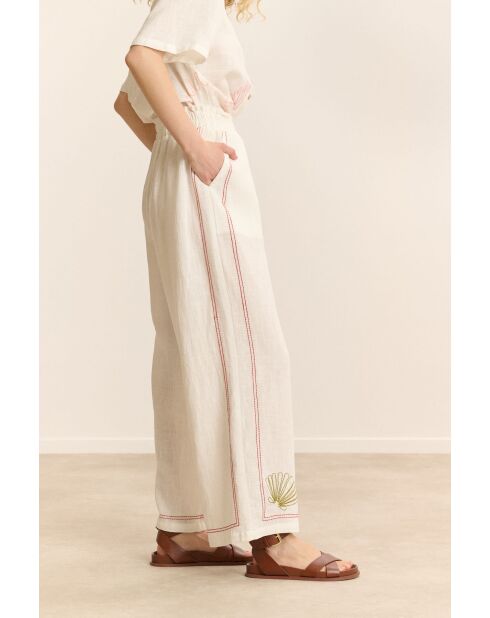 Pantalon Conor blanc